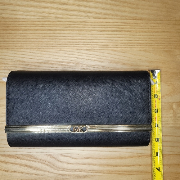 Michael Kors Black and Gold Wristlet - Picture 8 of 8